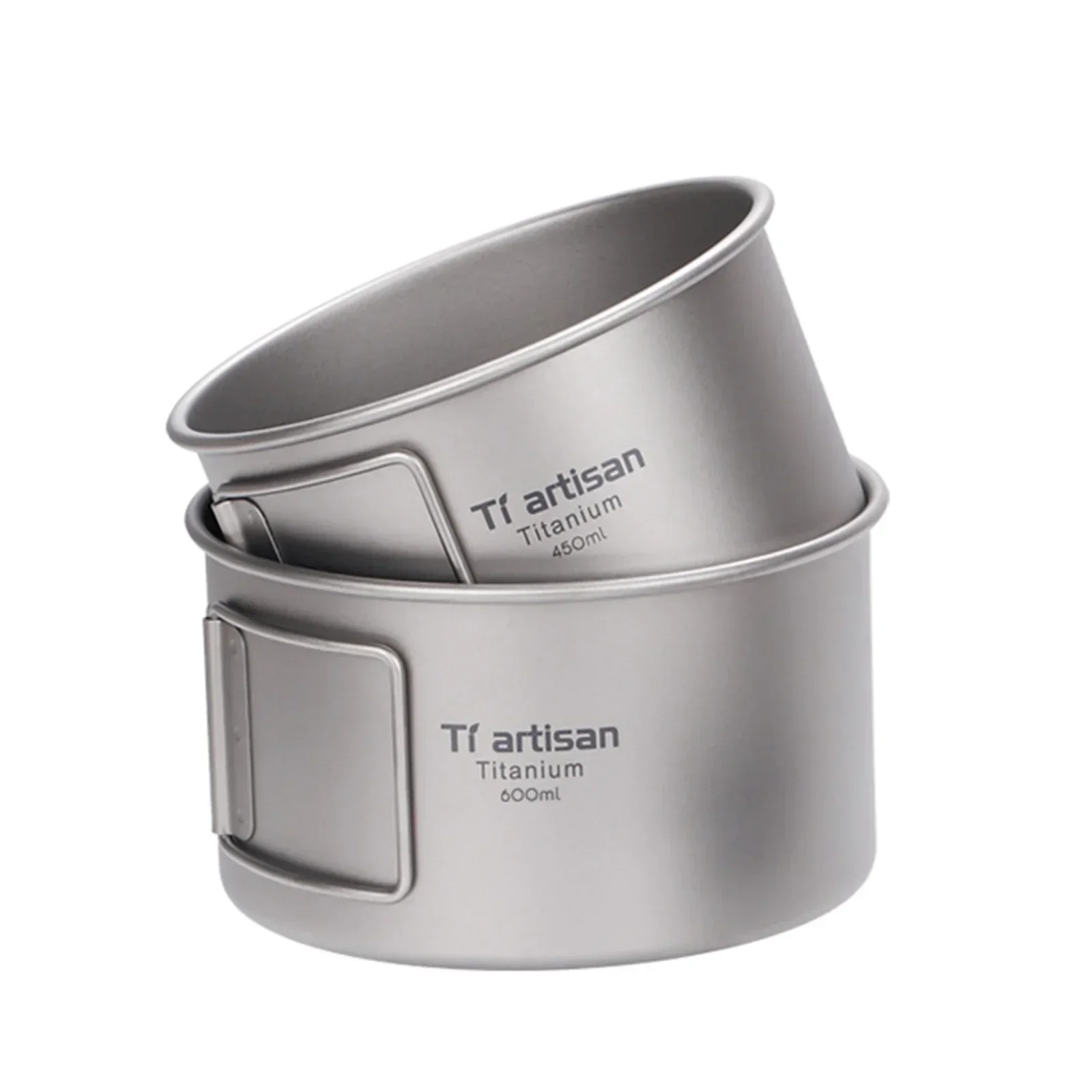 Camping Cooking Handle - Titanium Bowl With Folding Handle Camping