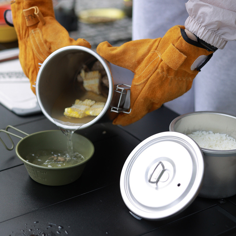 Outdoor Cooking Steamer Pot, C - Camping Cooking One Pot ulasan dan harga