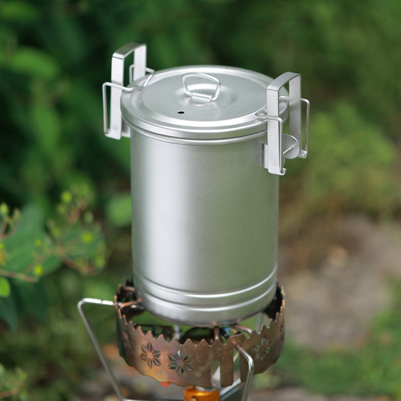 Outdoor Cooking Steamer Pot, C - Camping Cooking One Pot ulasan dan harga