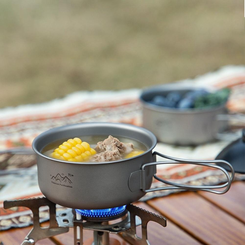 Outdoor Picnic Titanium Cookin - Camping Cooking One Pot ulasan dan harga