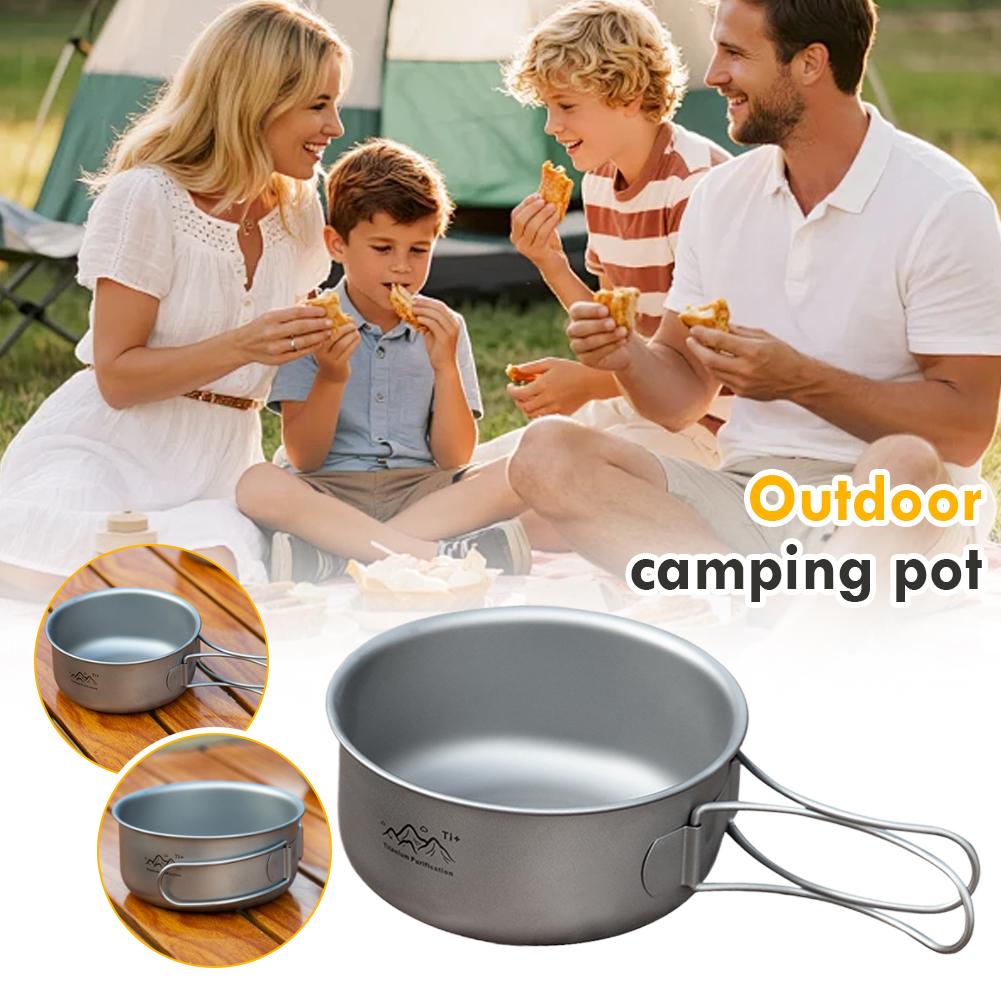 Outdoor Picnic Titanium Cookin - Camping Cooking One Pot ulasan dan harga