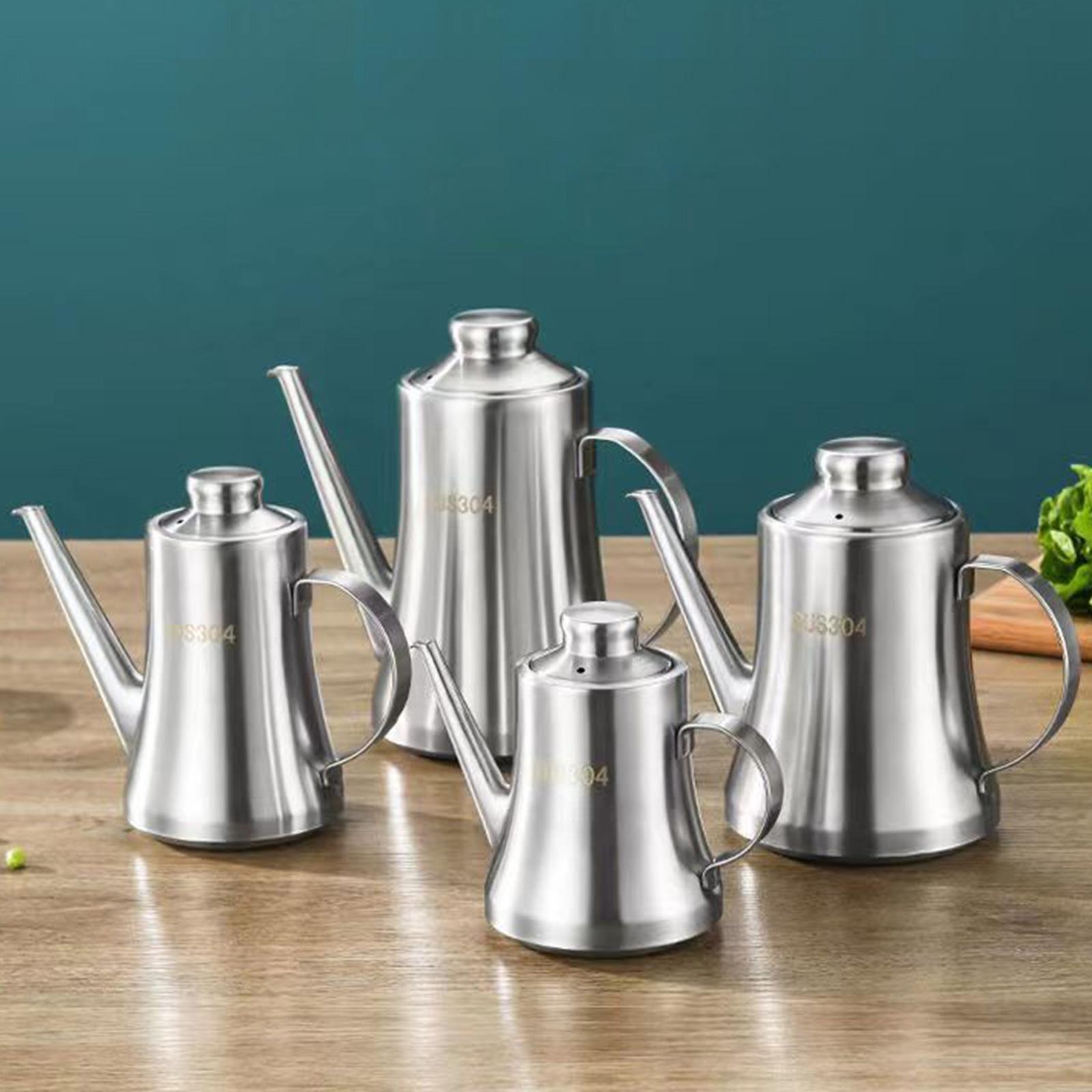 Stainless Steel Oil Dispenser  - Camping Cooking Oil Container ulasan dan harga