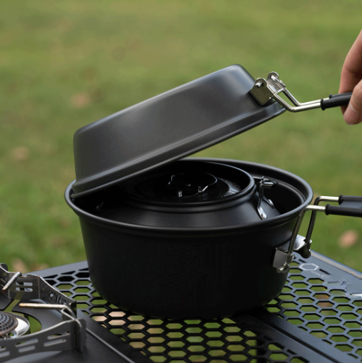 Lightweight Aluminum Alloy Cam - Camping Cooking Gear Set ulasan dan harga