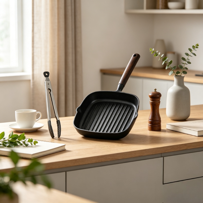 Nordic Cast Iron Skillet Non-C - Skillet Cast Iron Camp ulasan dan harga