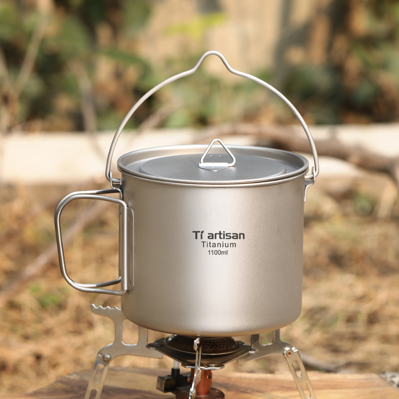 Tiartisan Titanium 1.1L Campin - Camping Cooking Handle ulasan dan harga