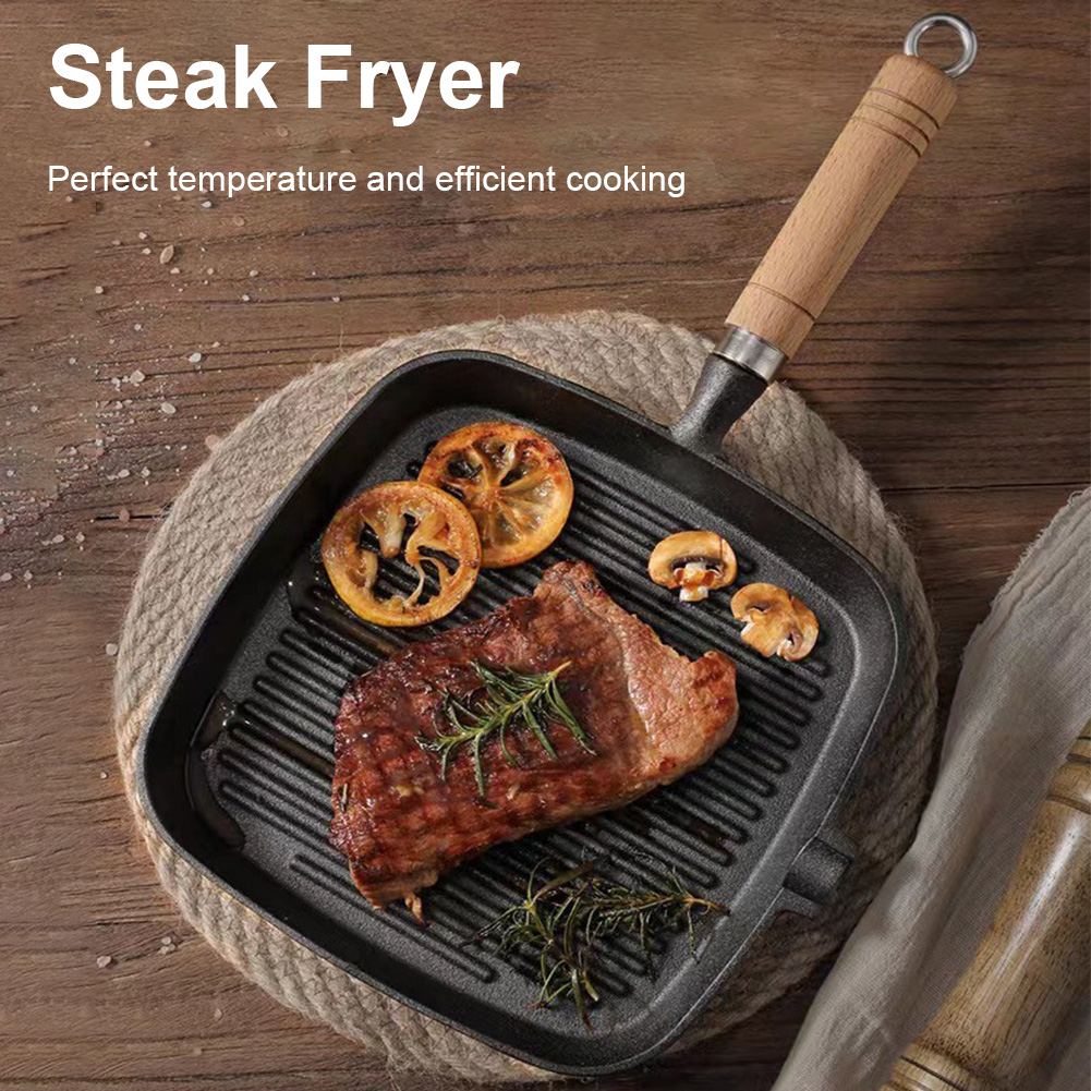 Iron Skillet Uncoated Non-stic - Skillet Cast Iron Camp ulasan dan harga
