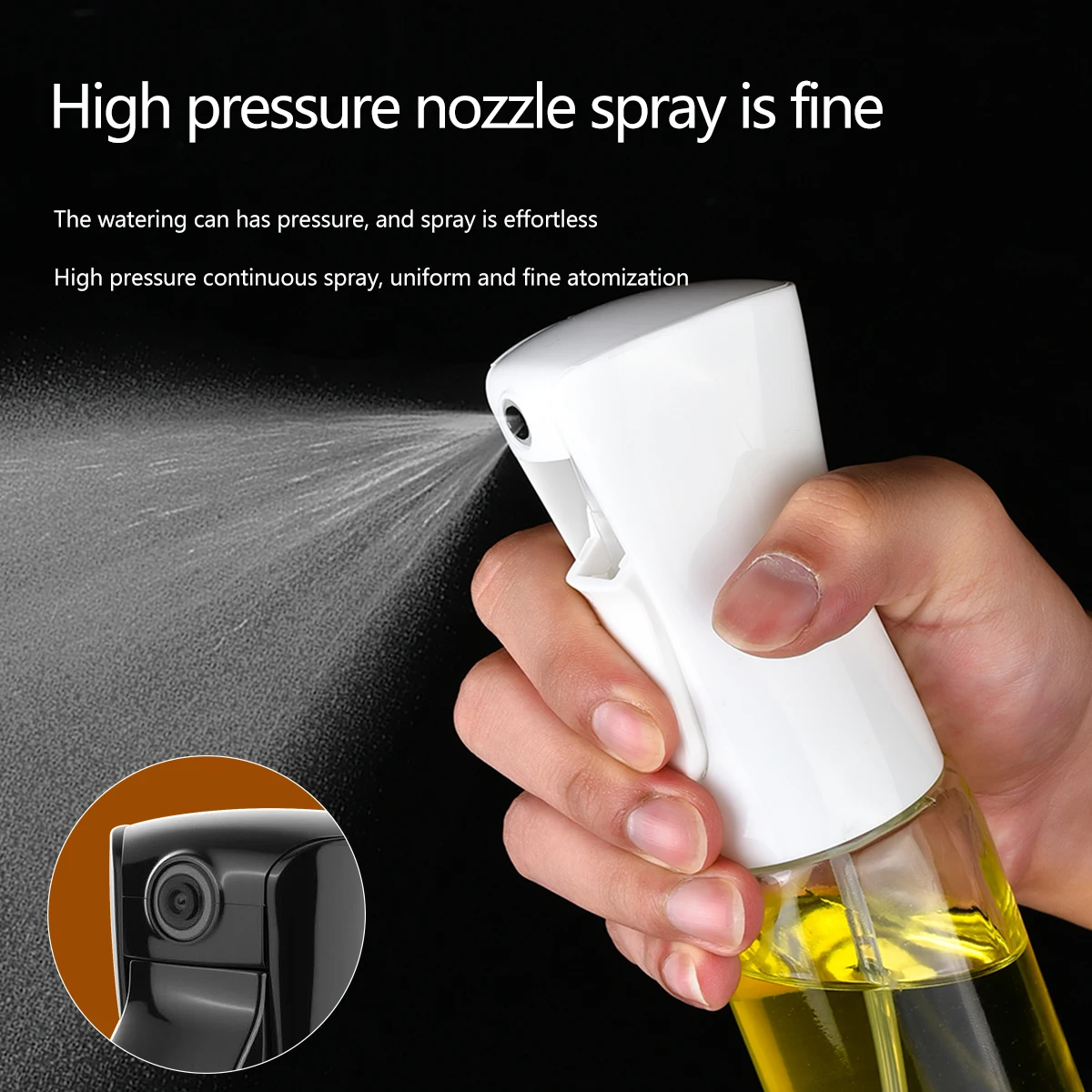 250ml Oil Spray Bottle Kitchen - Camping Cooking Oil Container ulasan dan harga