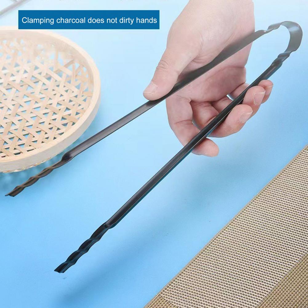 28cm Barbecue Charcoal Tong Er - Camping Cooking Handle ulasan dan harga