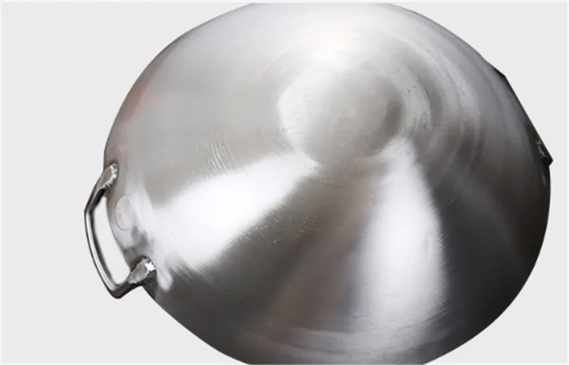 304 stainless steel wok 50 60  - Camping Cooking Without Gas ulasan dan harga