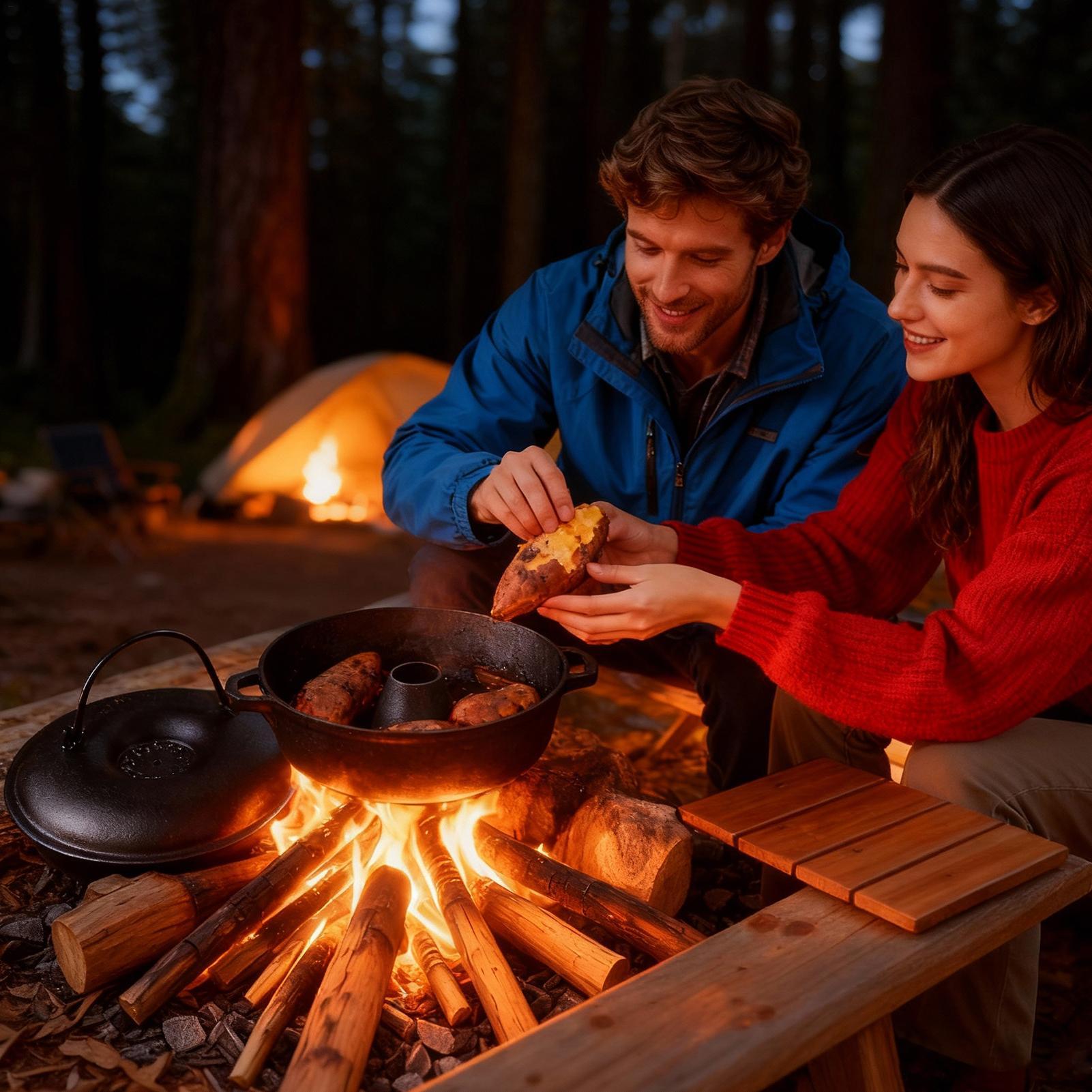 Cast Iron Cauldron For Cooking - Camping Cooking Cast Iron ulasan dan harga