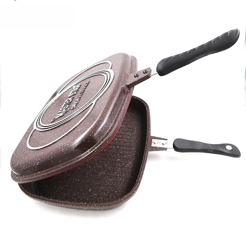Double Sided Fry Pan, Die-Cast - Camping Cooking Without Gas ulasan dan harga