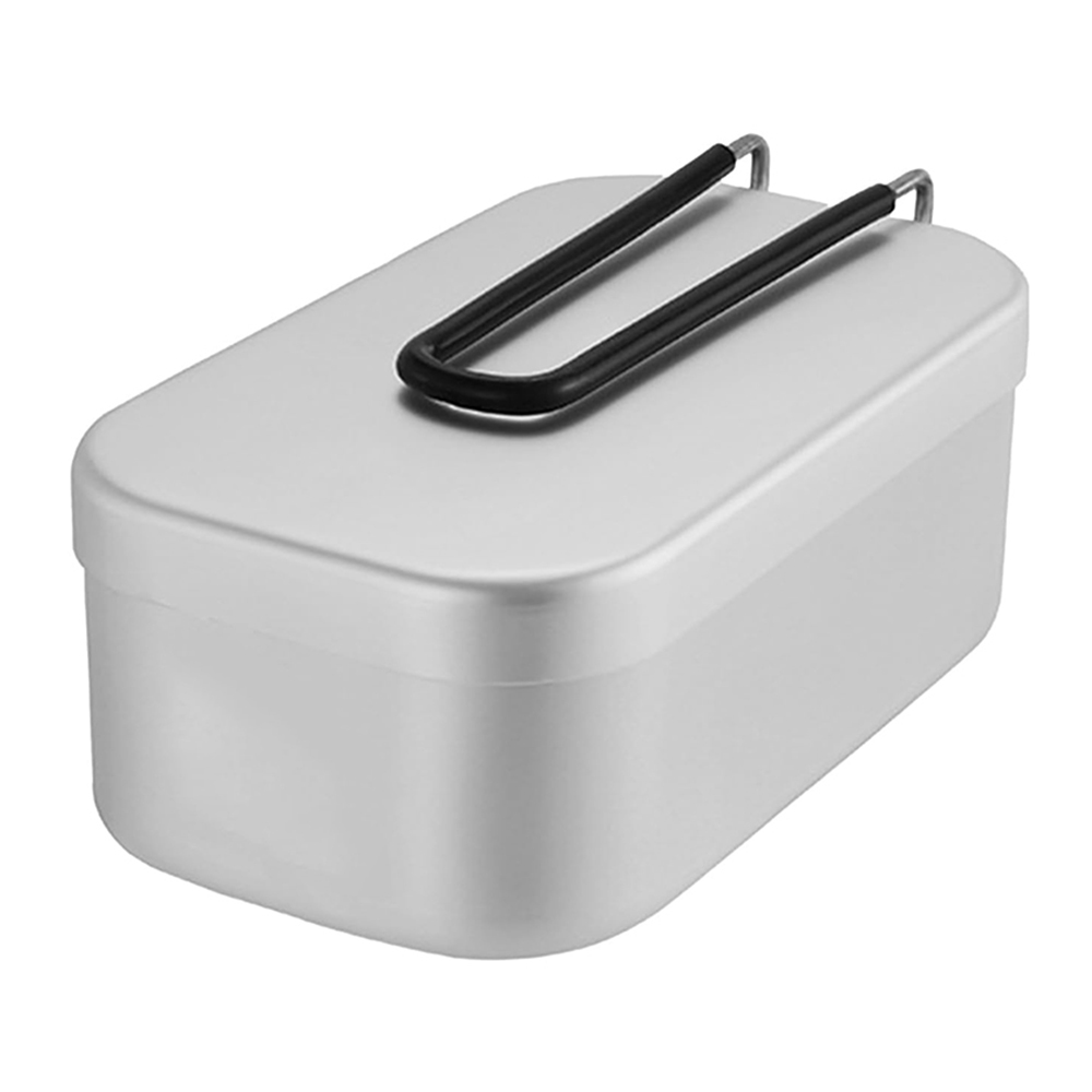 800ML Aluminum Lunch Boxes Out - Camping Cooking Handle ulasan dan harga