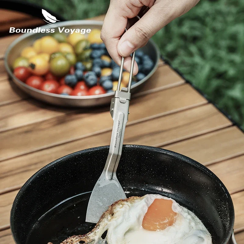 Boundless Voyage Titanium Spat - Camping Cooking Handle ulasan dan harga