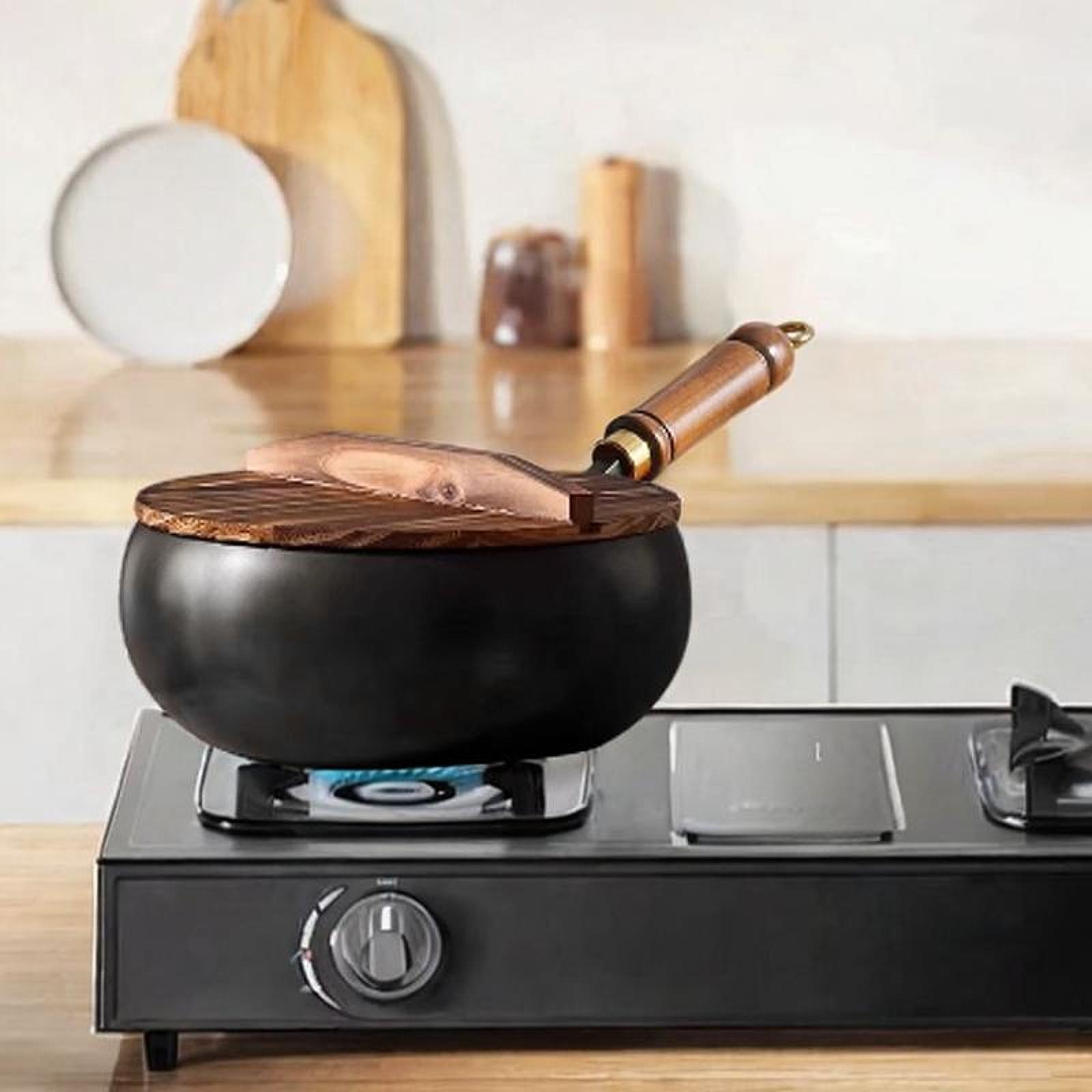 Non Coated Wok Chinese Wok Woo - Camping Cooking Cast Iron ulasan dan harga