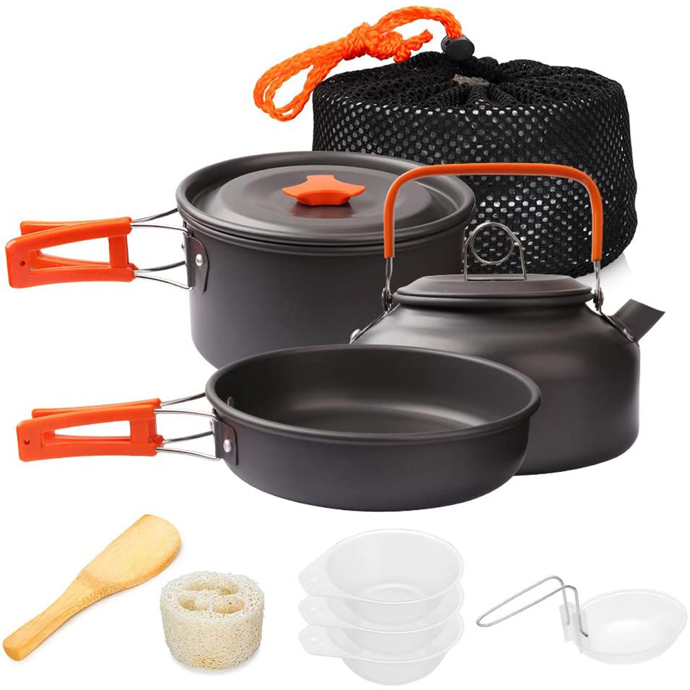 1pcs/1set Camping Cookware Kit - Camping Cooking Gear Set ulasan dan harga