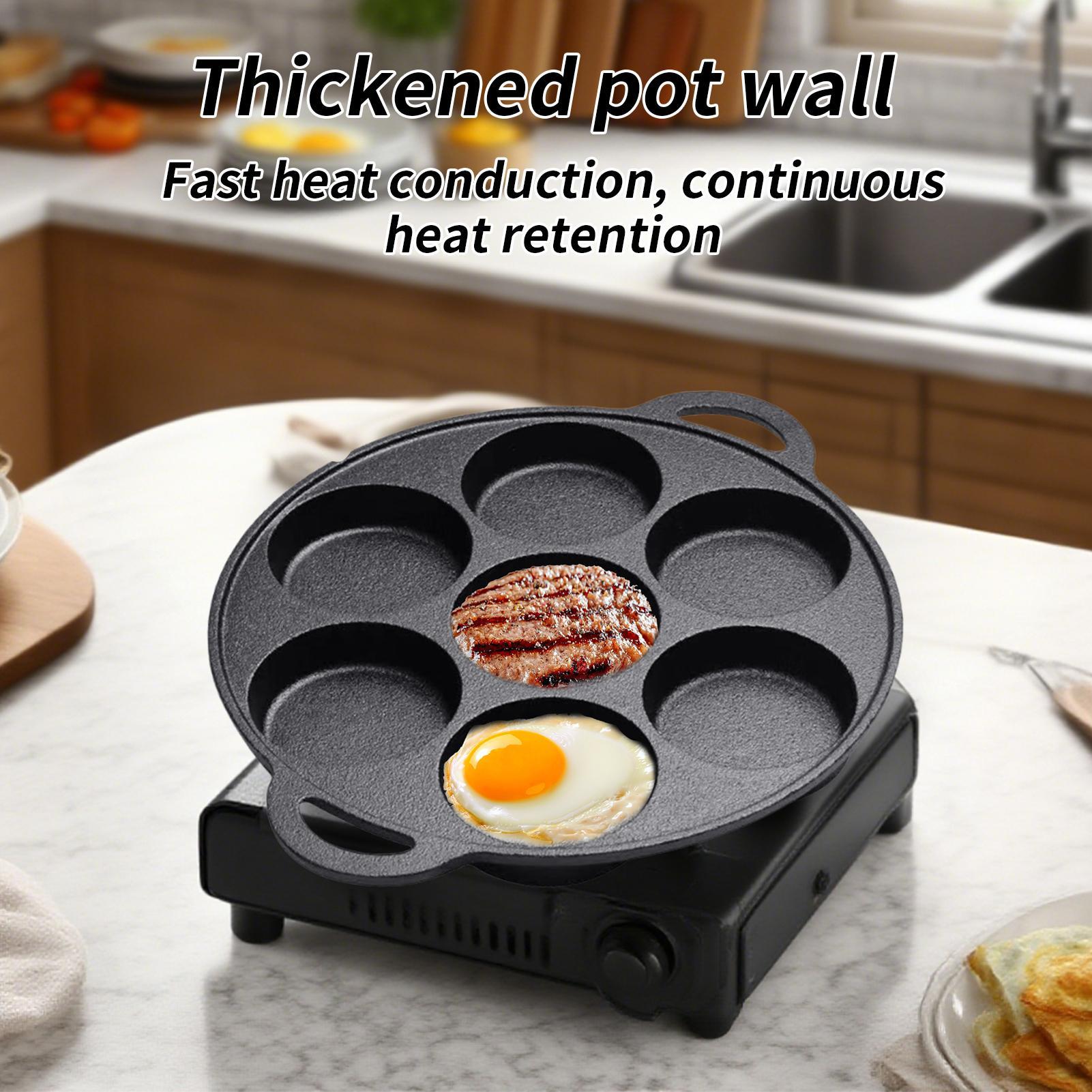 Nonstick Flat Cast Iron Pan Fl - Camping Cooking Cast Iron ulasan dan harga