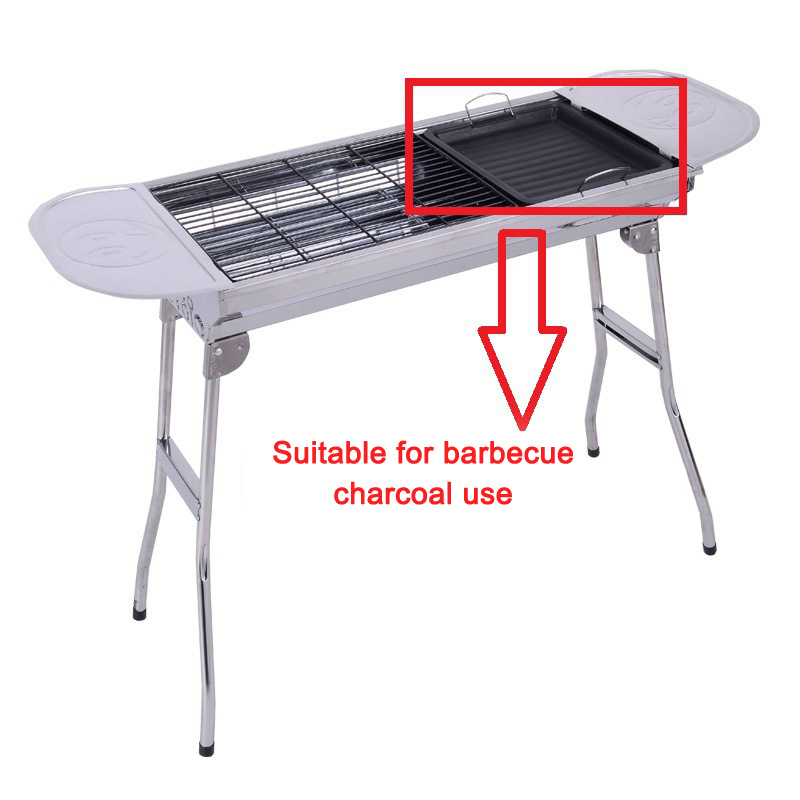Outdoors Thick Square Grill Pa - Camping Cooking Handle ulasan dan harga