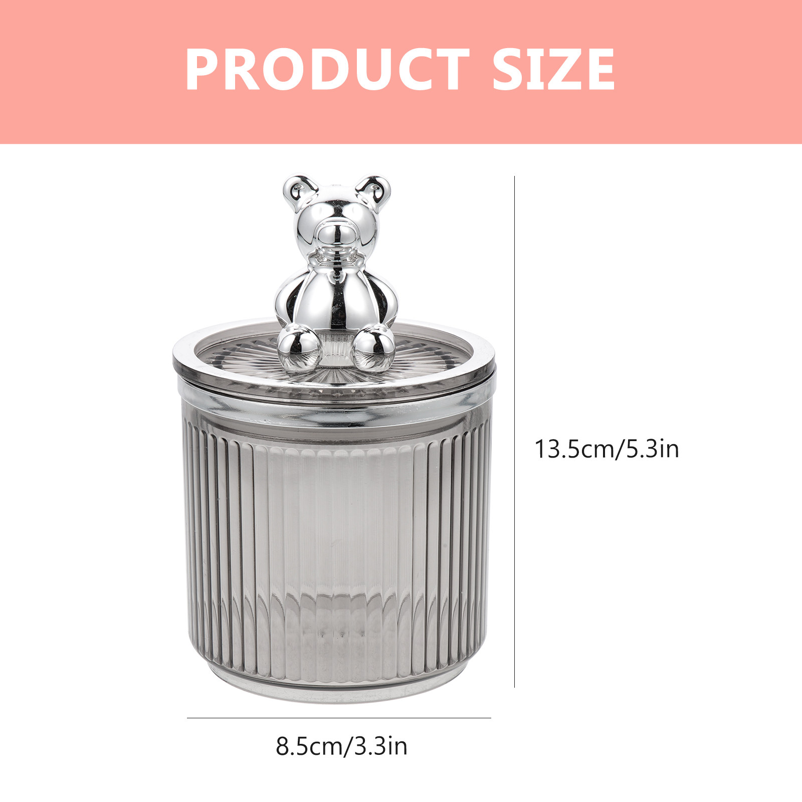 Bear Jar Clear Cookie Storage  - Bear Canister Food ulasan dan harga