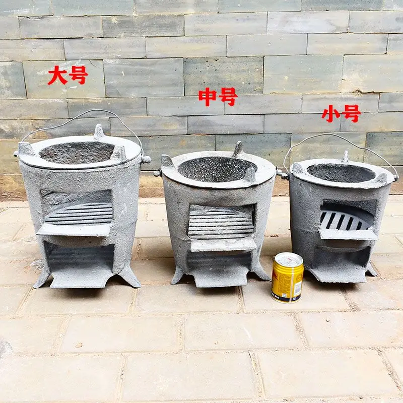 Cast iron firewood stove, dome - Camping Cooking Cast Iron ulasan dan harga