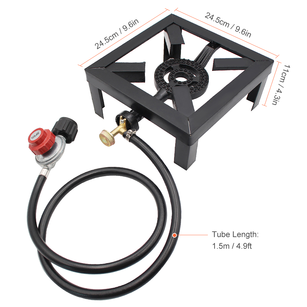 Tomshoo 8KW Gas Boiling Ring C - Camping Cooking Cast Iron ulasan dan harga