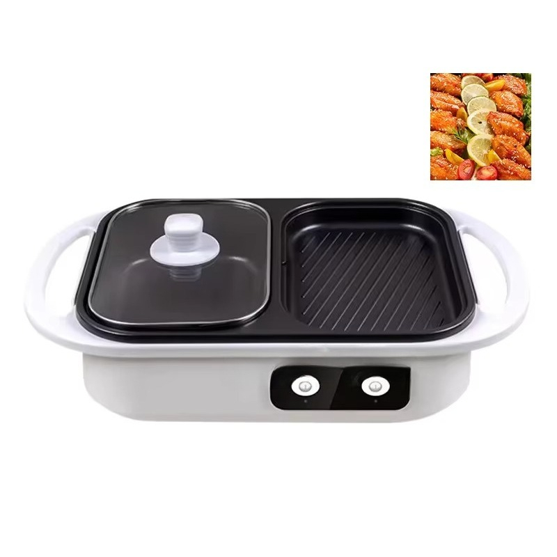 Non-stick barbecue hot pot mul - Camping Cooking One Pot ulasan dan harga