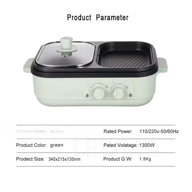 Non-stick barbecue hot pot mul - Camping Cooking One Pot ulasan dan harga
