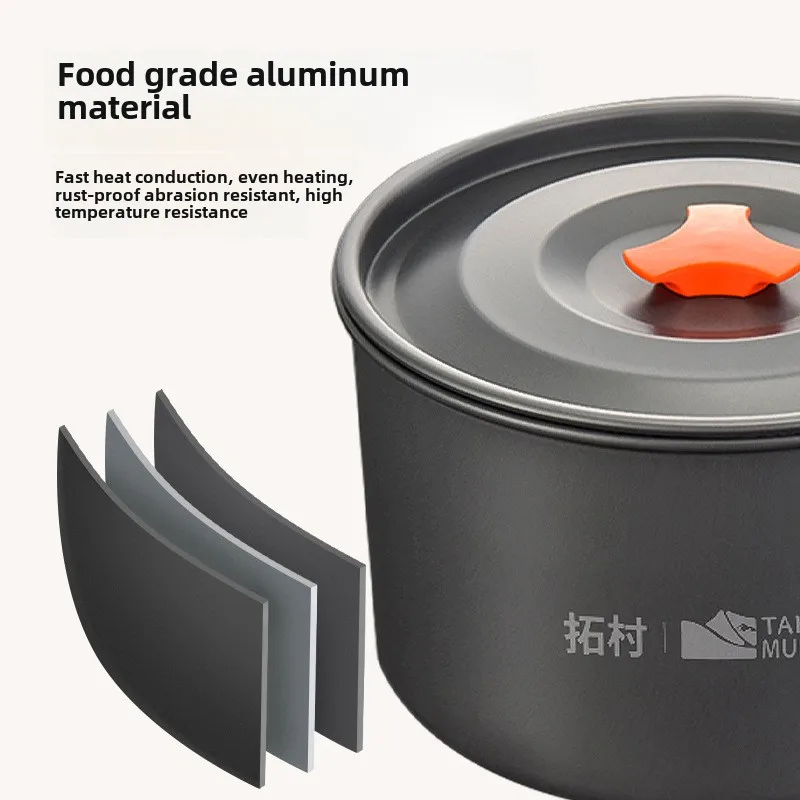 Camping Cookware Set Outdoor C - Camping Cooking Gear Set ulasan dan harga