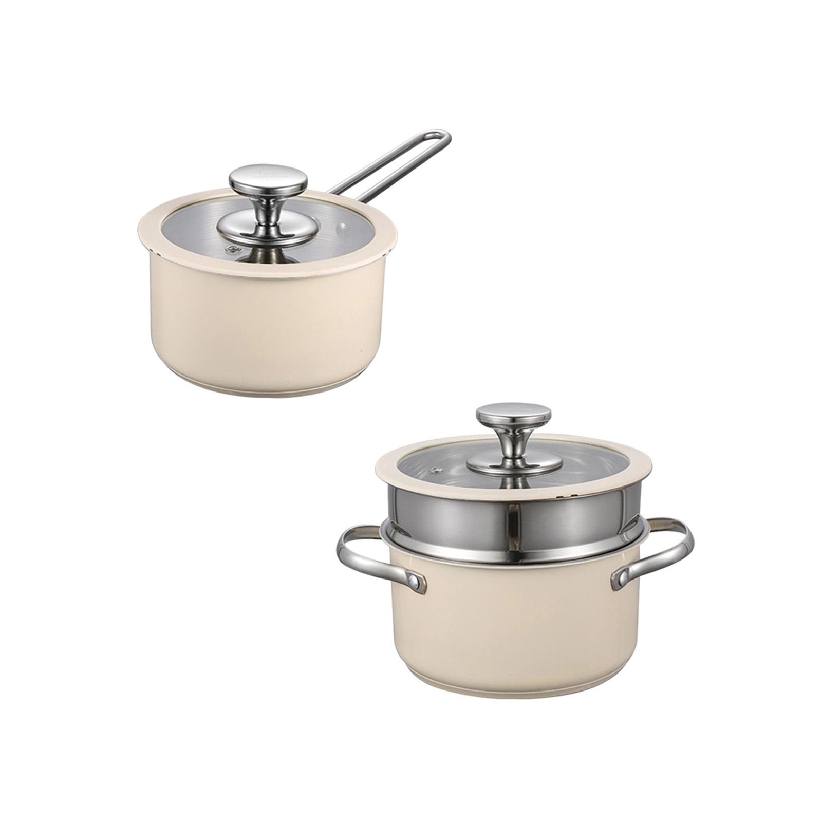 Milk Pan Small Saucepan Thicke - Camping Cooking Without Gas ulasan dan harga