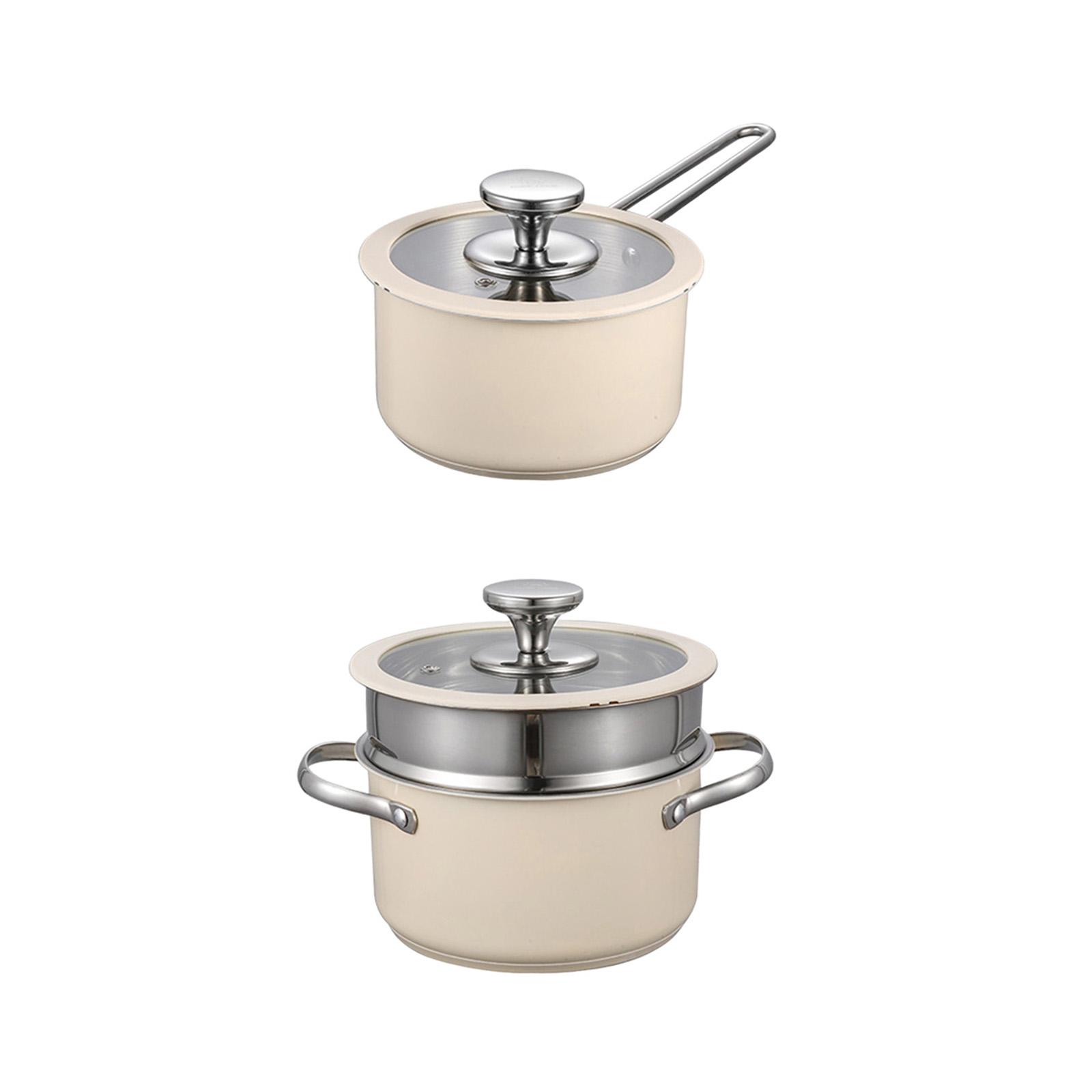 Milk Pan Small Saucepan Thicke - Camping Cooking Without Gas ulasan dan harga
