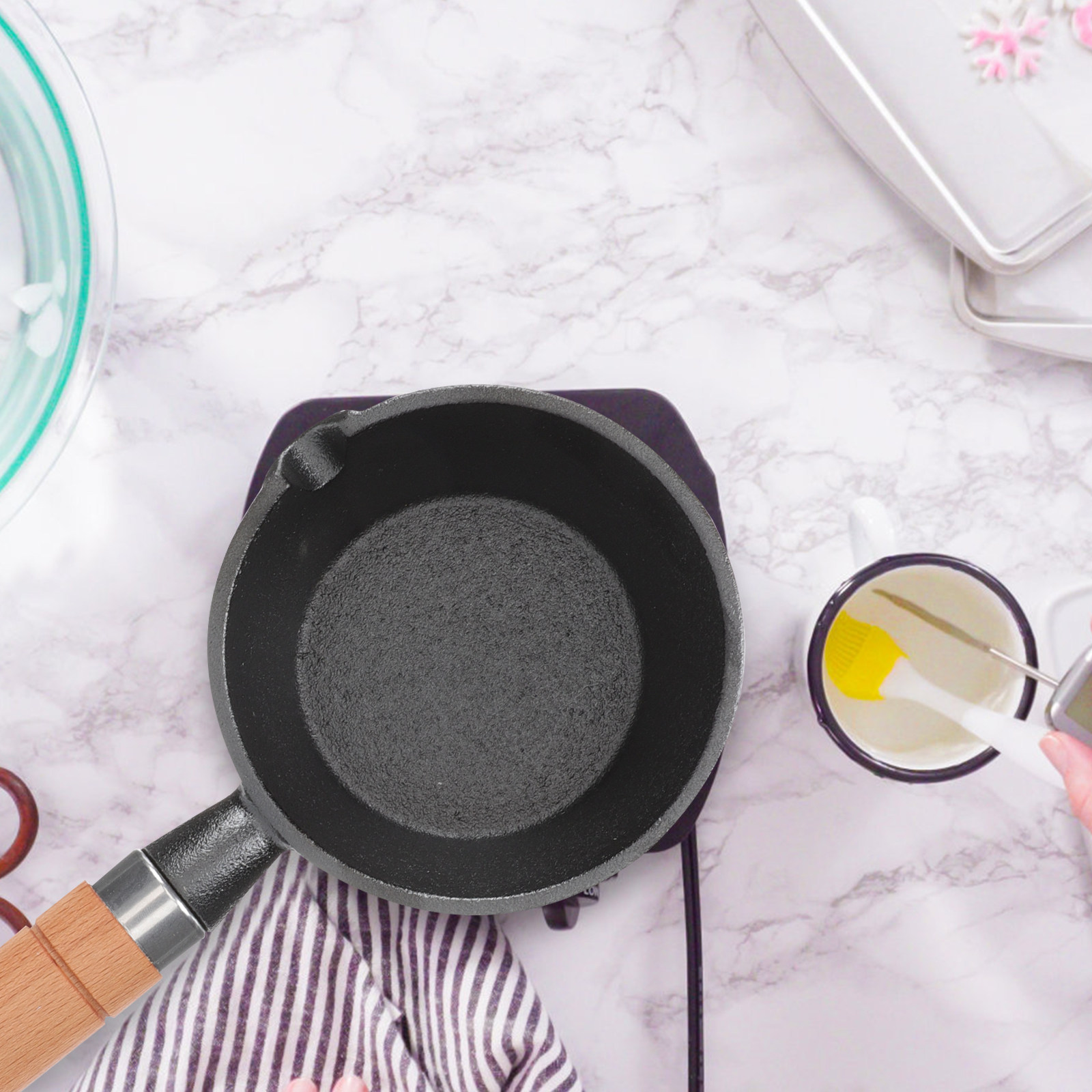Mini Cast Iron Skillet Small F - Skillet Cast Iron Camp ulasan dan harga