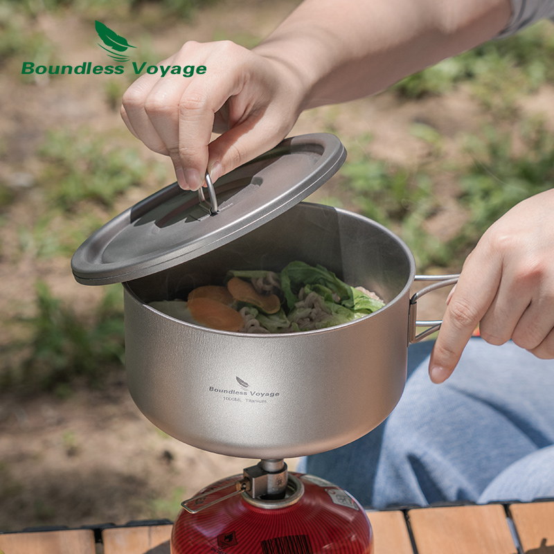 Boundless Voyage Titanium Camp - Camping Cooking Handle ulasan dan harga