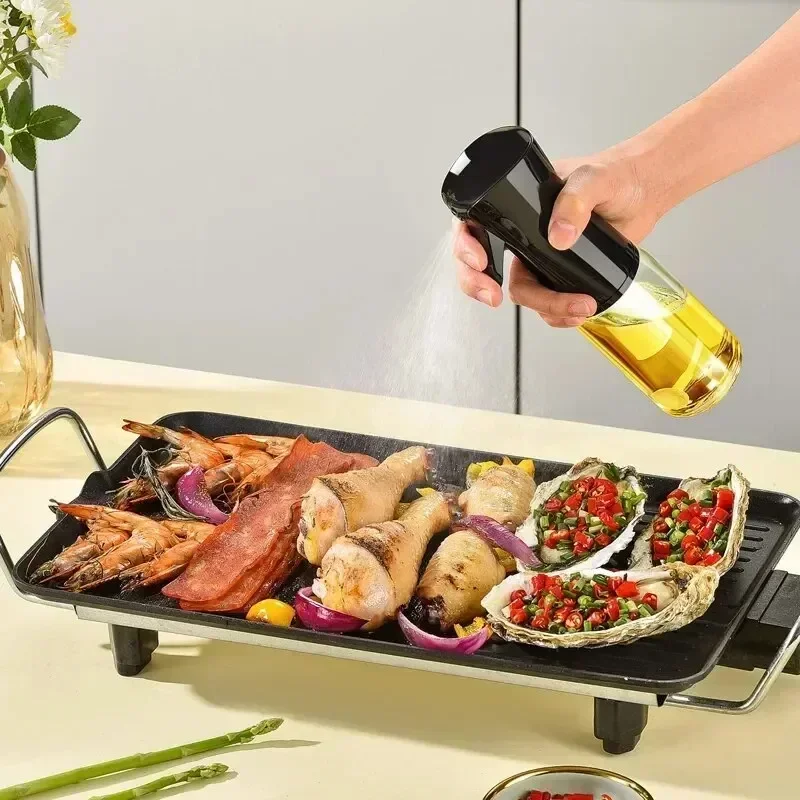 200/300/500ml Oil Spray Bottle - Camping Cooking Oil Container ulasan dan harga