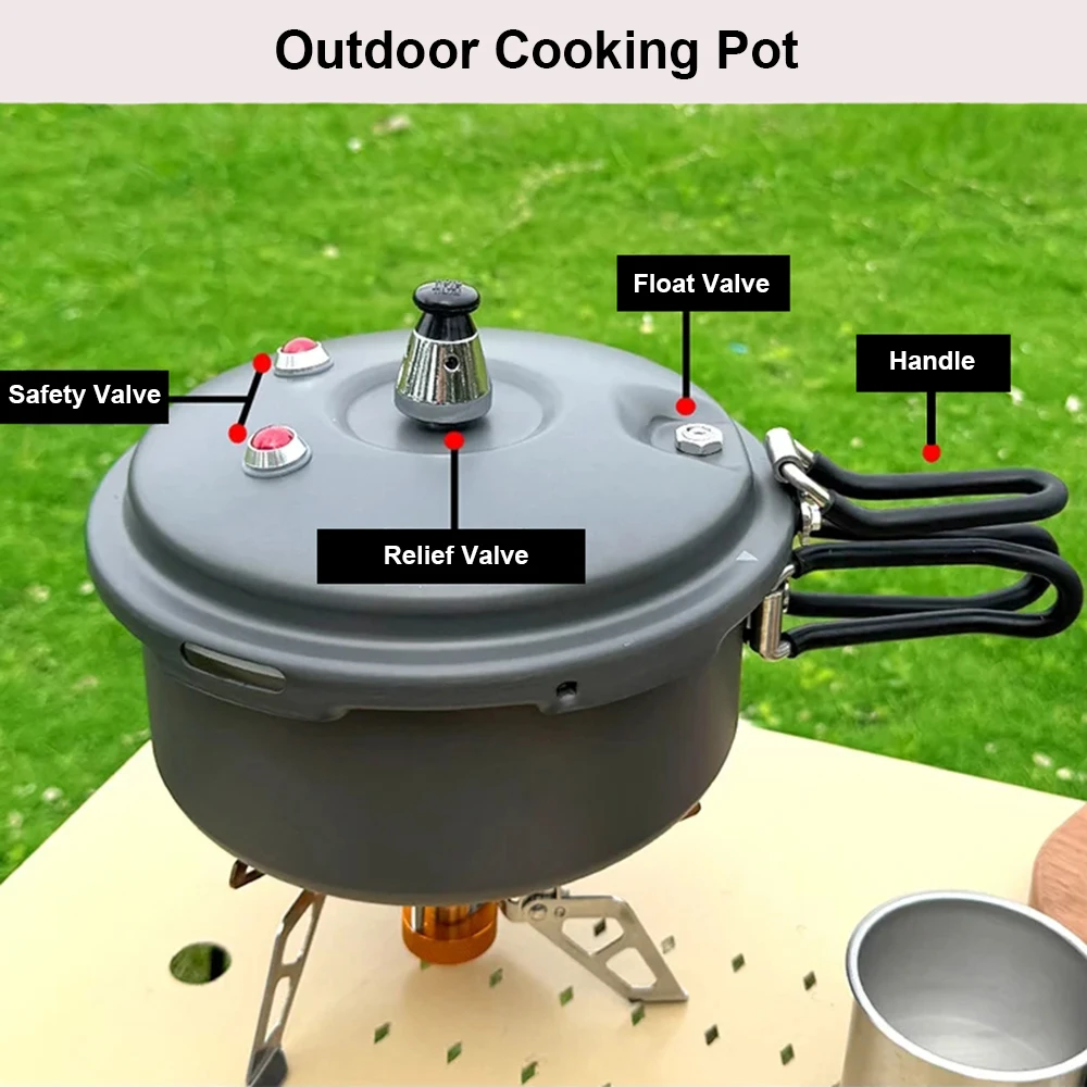 Camping Mini Pressure Cooking  - Camping Cooking Handle ulasan dan harga