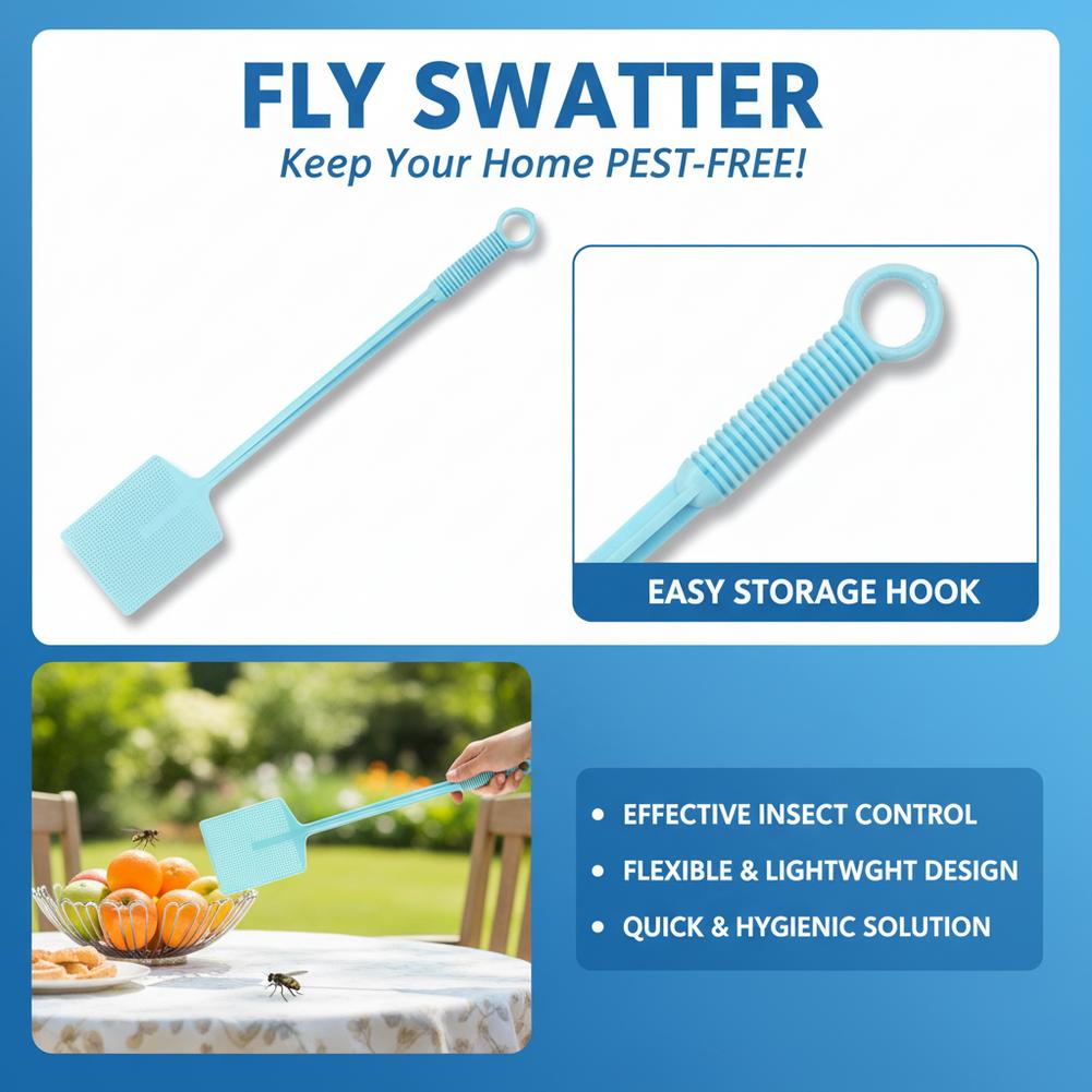 Fly Swatter with Long Handle M - Camping Cooking Handle ulasan dan harga