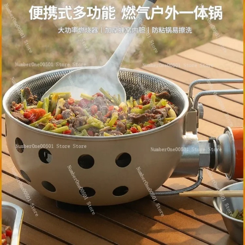 Portable Outdoor Cooking Pot A - Camping Cooking One Pot ulasan dan harga