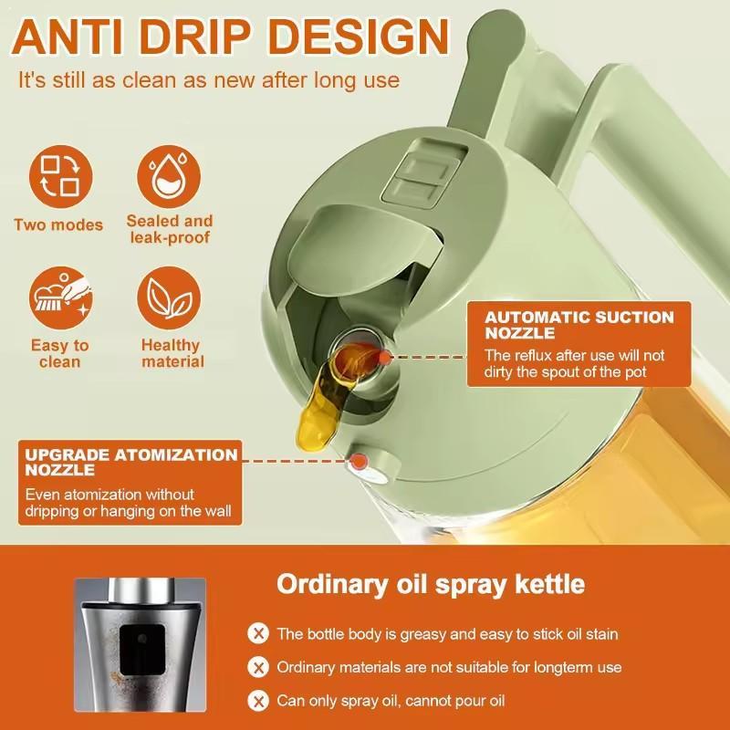 2-in-1 Sprayer Pourer Oil Empt - Camping Cooking Oil Container ulasan dan harga