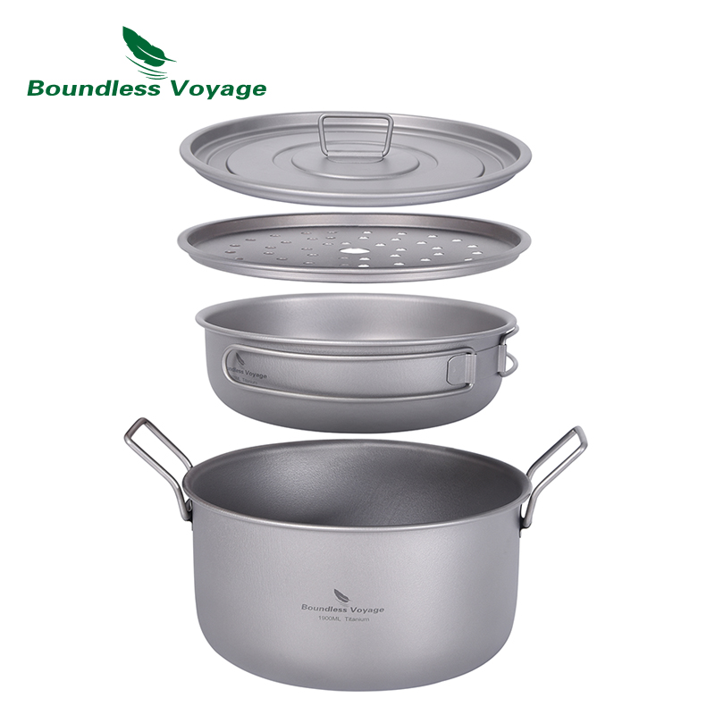 Boundless Voyage Camping Cooki - Camping Cooking Gear Set ulasan dan harga